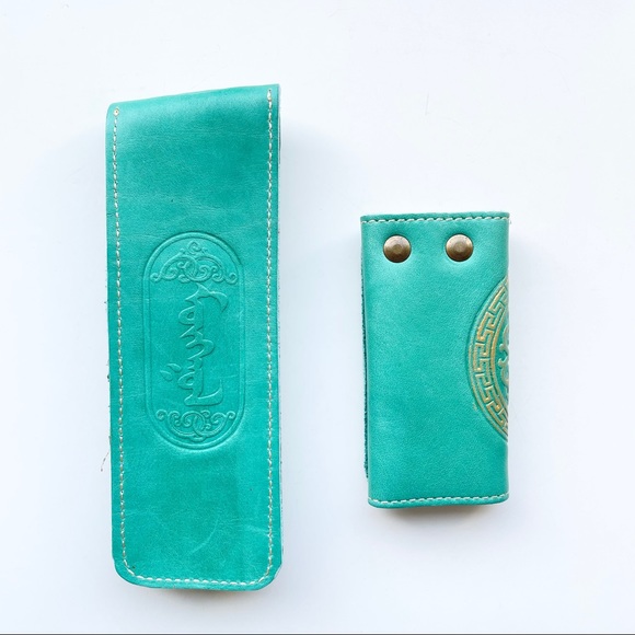 Vintage Mongolian Leather Set - Picture 2 of 5